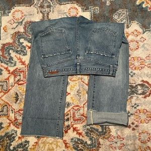 Pilcro and Letterpress Folio wide leg jeans